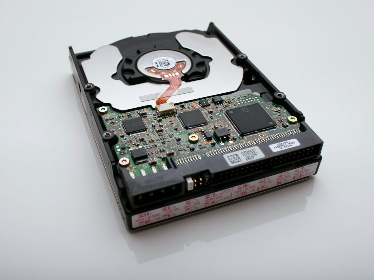 An internal hard disk drive