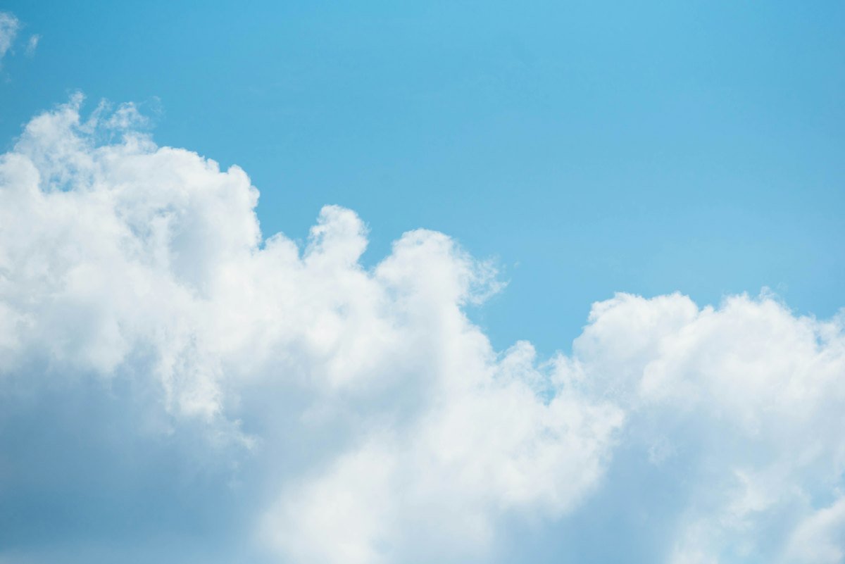 Clouds in daylight