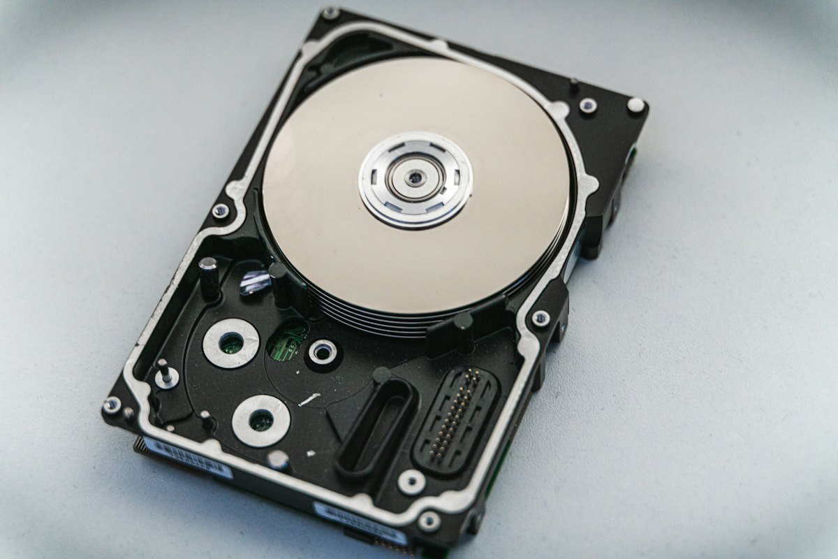 A hard disk drive